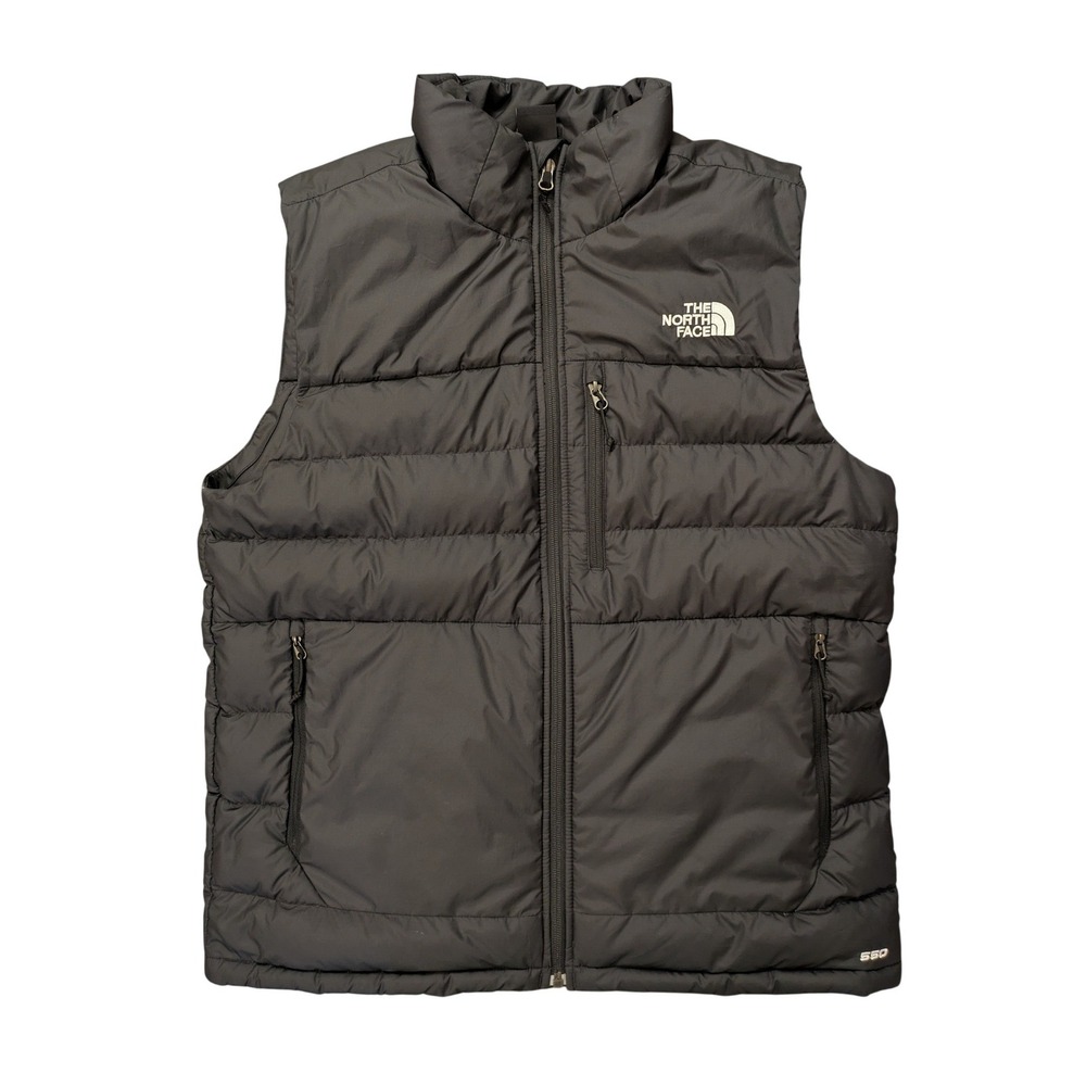 The North Face Mens M Aconcagua 2 550 Down Puffer Vest Black Gorpore Outdoor